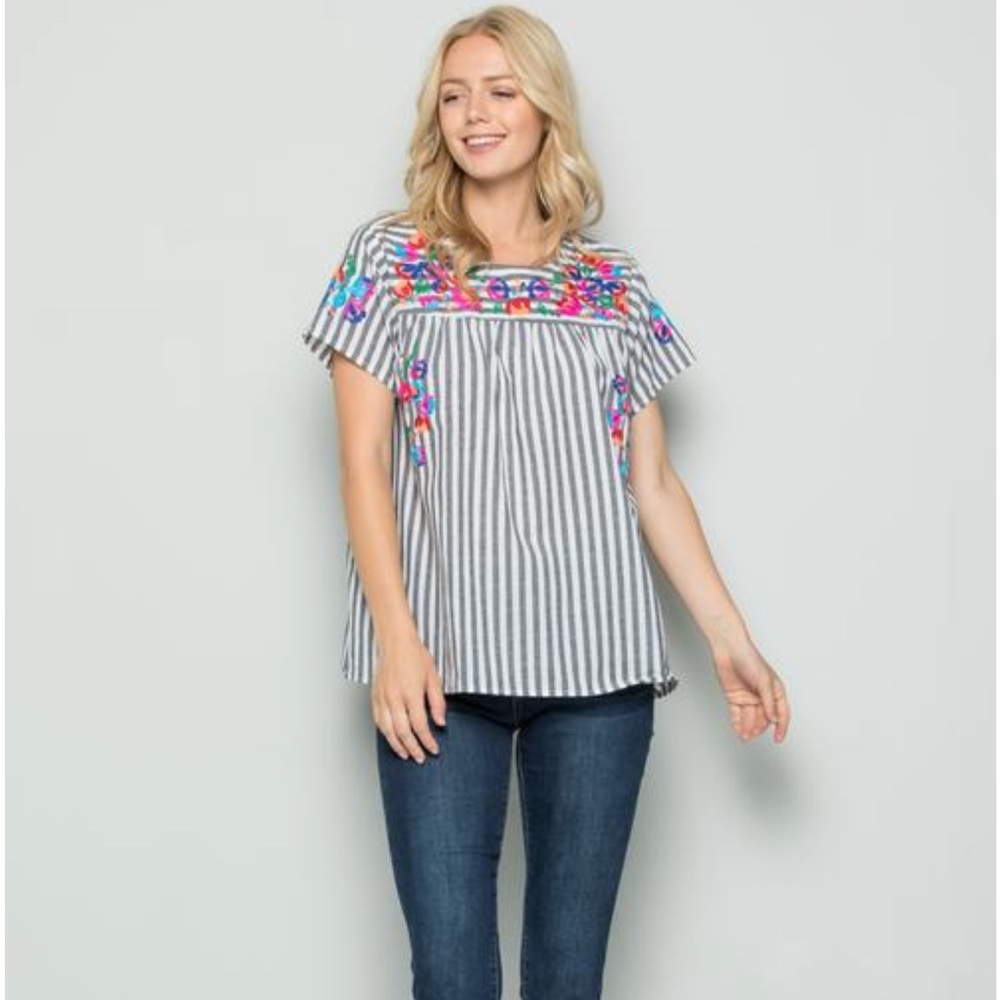 Embroidered Top